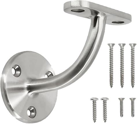 1 metal handrail bracket base|stainless steel wall railing brackets.